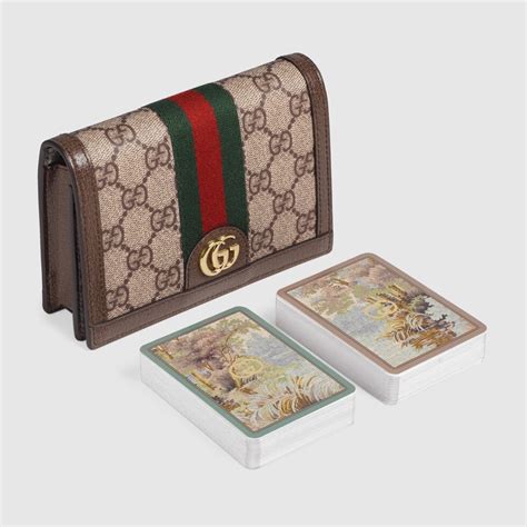 Gucci Doppio set di carte con Doppia G.